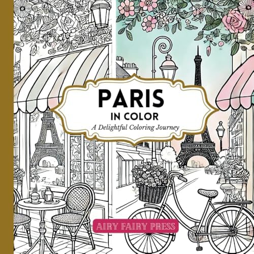 Amazon.com: Cats in Paris: A Magical Coloring Book: 9780399578274